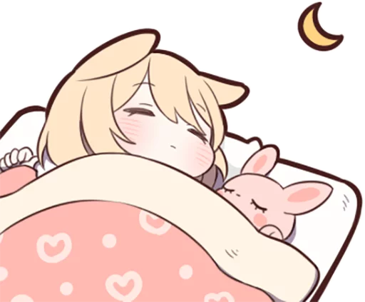 🌙 Стикер «Sweetie Bunny» для Telegram