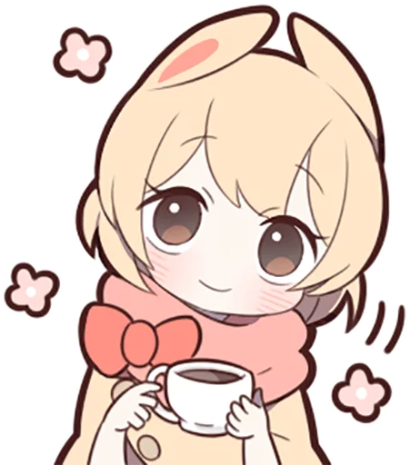 ☕ Стикер «Sweetie Bunny» для Telegram