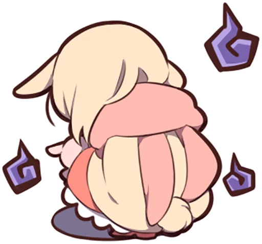 😨 Стикер «Sweetie Bunny» для Telegram