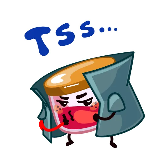 🤫 Стикер «Jam» для Telegram