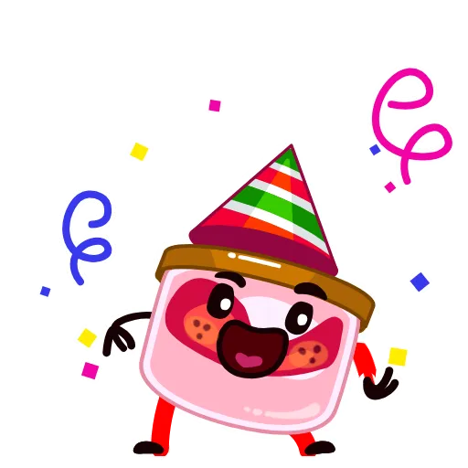 🥳 Стикер «Jam» для Telegram