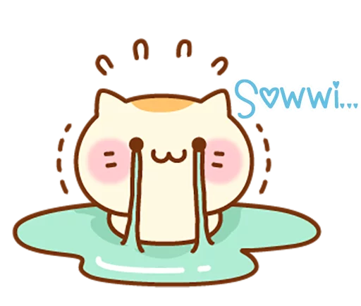 😭 Стикер «Sweet Kitty» для Telegram