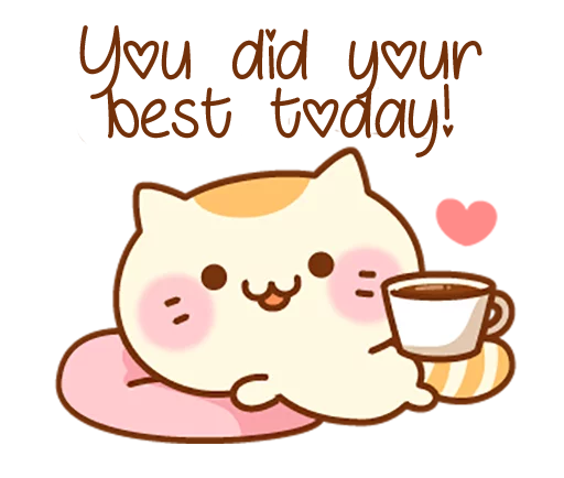 ☕ Стикер «Sweet Kitty» для Telegram