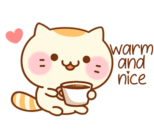 ☕ Стикер «Sweet Kitty» для Telegram