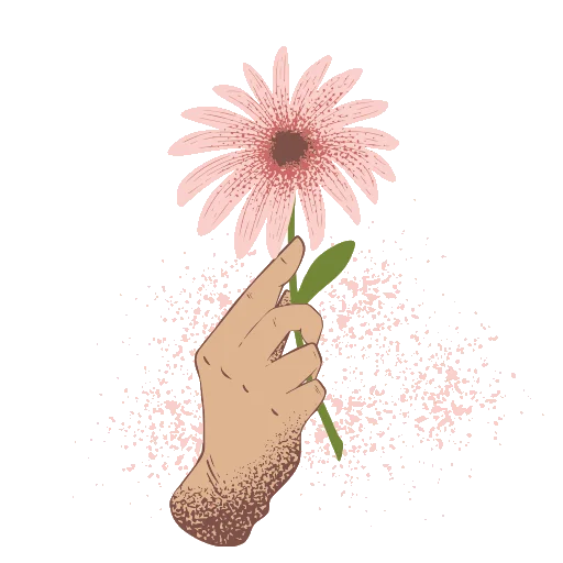 🌷 Стикер «Домашний уют» для Telegram