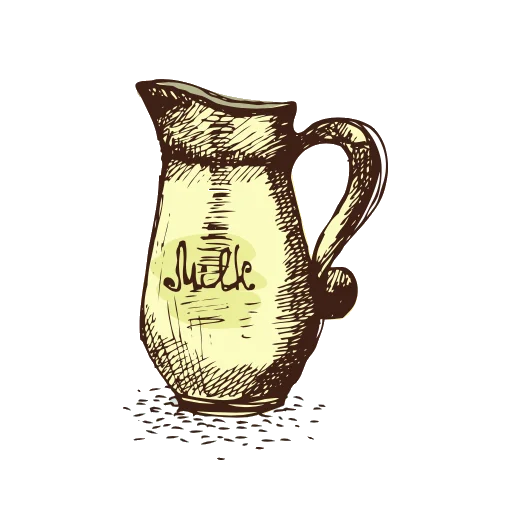 🥛 Стикер «Домашний уют» для Telegram