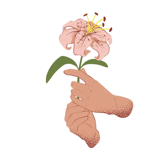 🌷 Стикер «Домашний уют» для Telegram