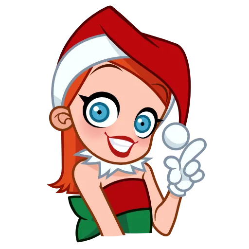 😉 Стикер «Sweety Santa» для Telegram