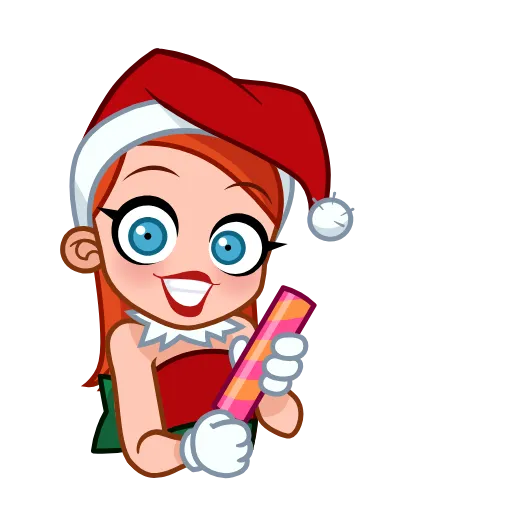 🎉 Стикер «Sweety Santa» для Telegram