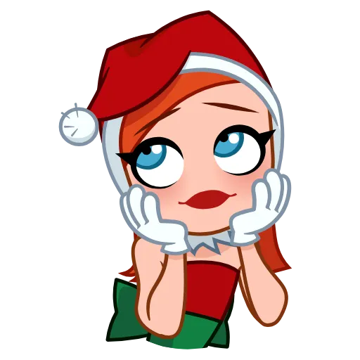 ☺️ Стикер «Sweety Santa» для Telegram