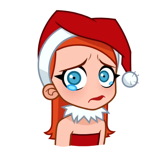 😭 Стикер «Sweety Santa» для Telegram