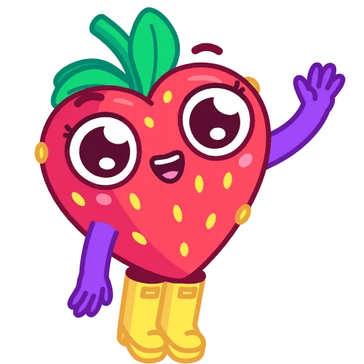 👋 Стикер «Sweety Strawberry» для Telegram