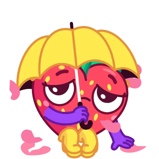 😞 Стикер «Sweety Strawberry» для Telegram