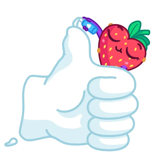 👍 Стикер «Sweety Strawberry» для Telegram