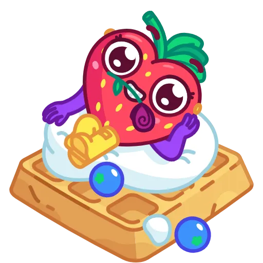 😉 Стикер «Sweety Strawberry» для Telegram