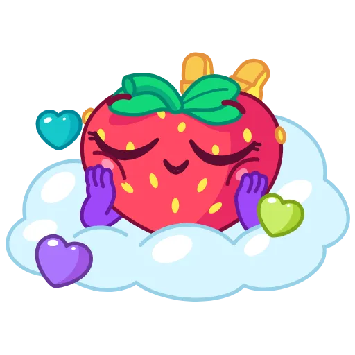 ❤️ Стикер «Sweety Strawberry» для Telegram