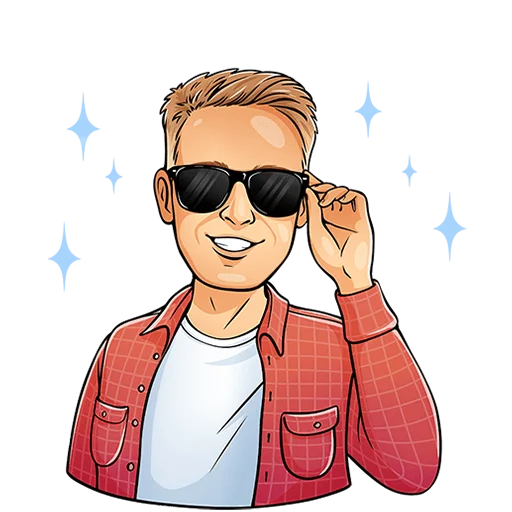 😎 Стикер «Реальные пацаны Без текста» для Telegram