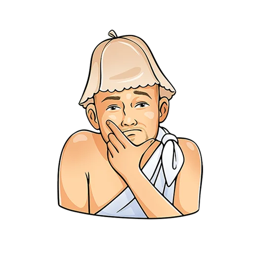🤔 Стикер «Реальные пацаны Без текста» для Telegram