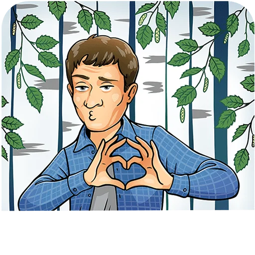🫶 Стикер «Реальные пацаны Без текста» для Telegram