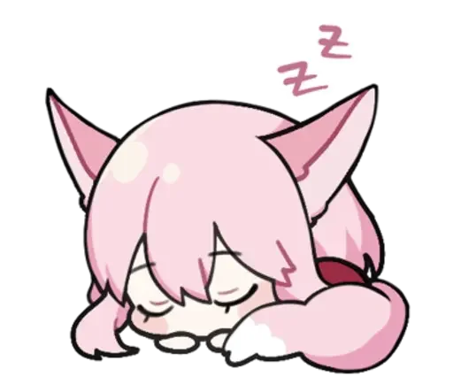 😴 Стикер «sweet» для Telegram
