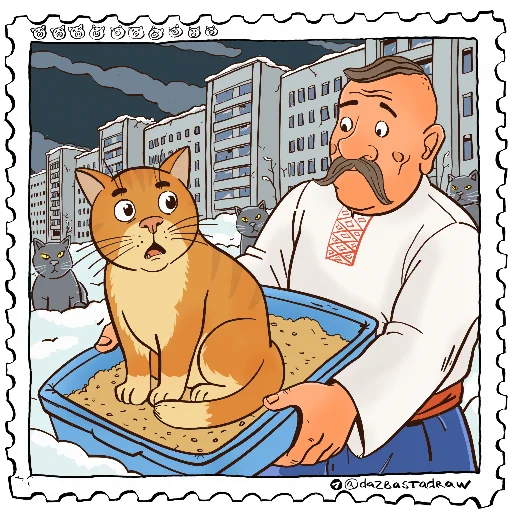 🚻 Стикер «SWO_Postmarks» для Telegram