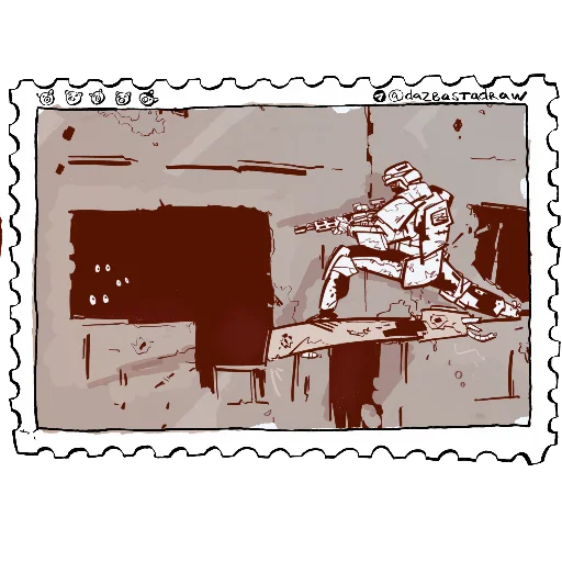🆙 Стикер «SWO_Postmarks» для Telegram