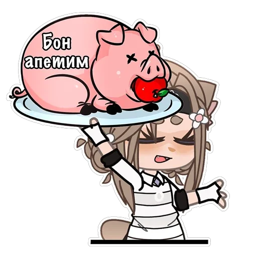 😋 Стикер «Жопка Сáтани» для Telegram