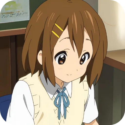 🥰 Стикер «Yui Hirasawa» для Telegram
