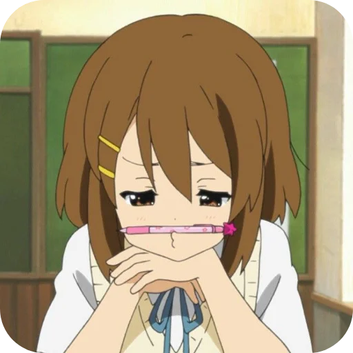 🥰 Стикер «Yui Hirasawa» для Telegram