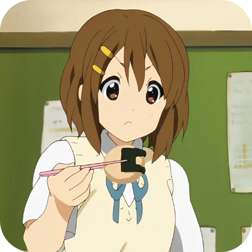 🥰 Стикер «Yui Hirasawa» для Telegram