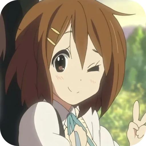 🥰 Стикер «Yui Hirasawa» для Telegram