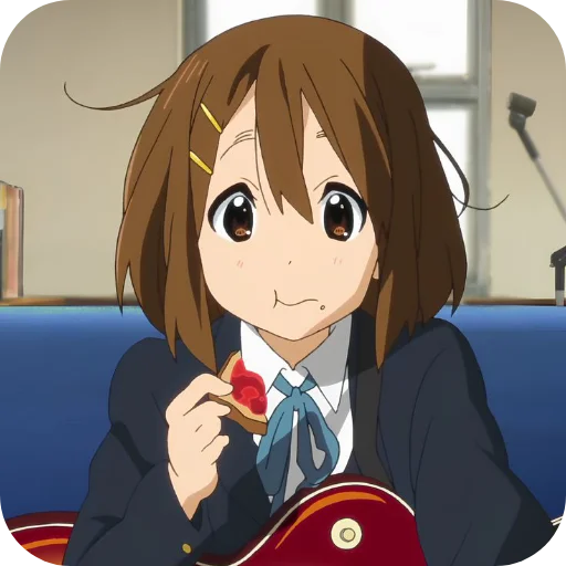 🥰 Стикер «Yui Hirasawa» для Telegram