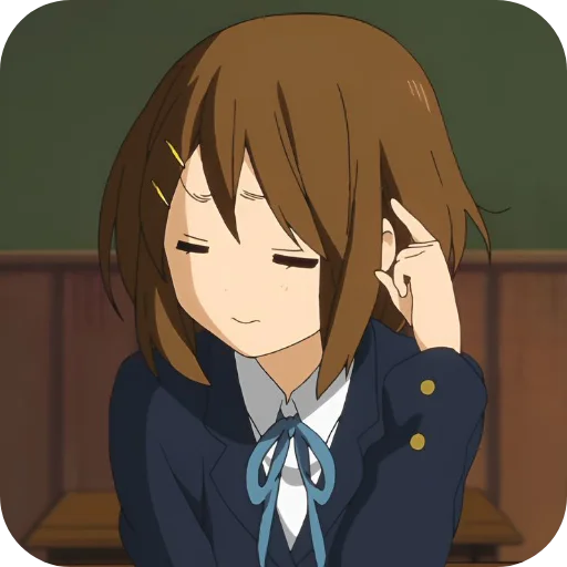 🥰 Стикер «Yui Hirasawa» для Telegram