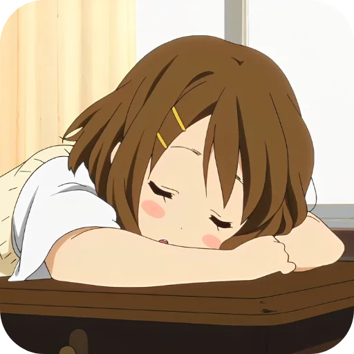 🥰 Стикер «Yui Hirasawa» для Telegram
