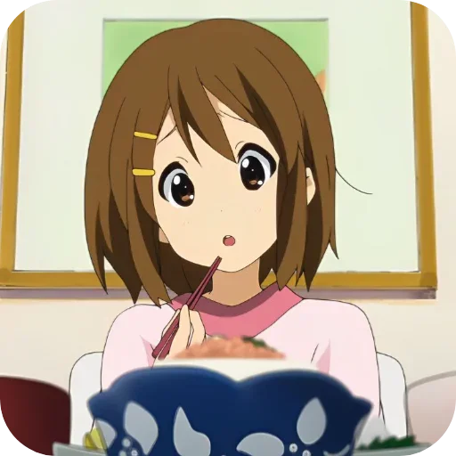 Стикерпак Yui Hirasawa для Telegram