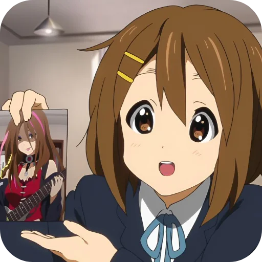 🥰 Стикер «Yui Hirasawa» для Telegram