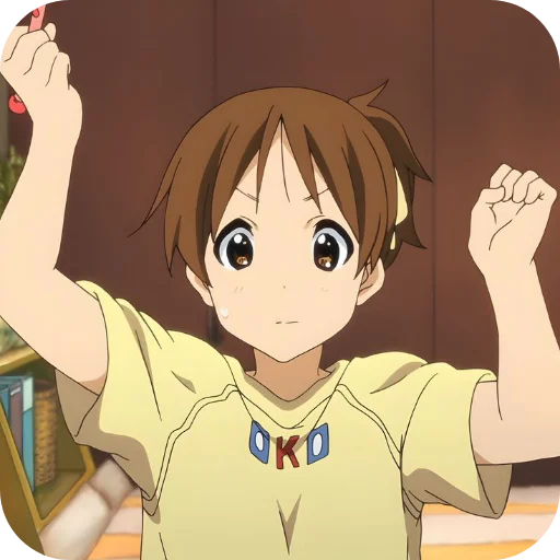 🥰 Стикер «Yui Hirasawa» для Telegram