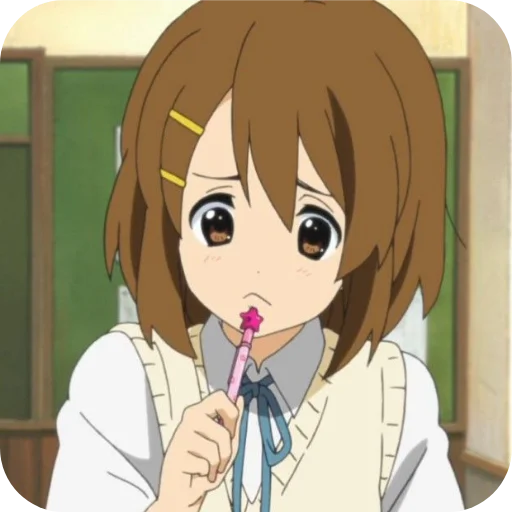 🥰 Стикер «Yui Hirasawa» для Telegram