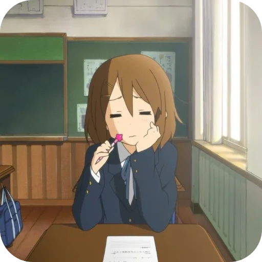 🥰 Стикер «Yui Hirasawa» для Telegram