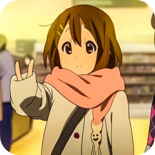 🥰 Стикер «Yui Hirasawa» для Telegram