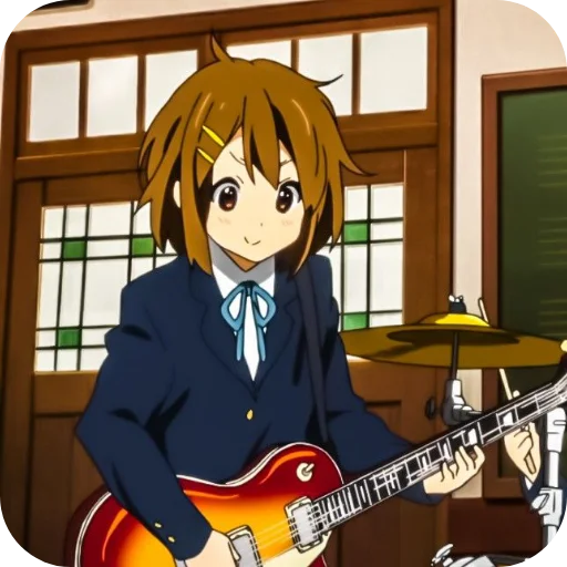 🥰 Стикер «Yui Hirasawa» для Telegram
