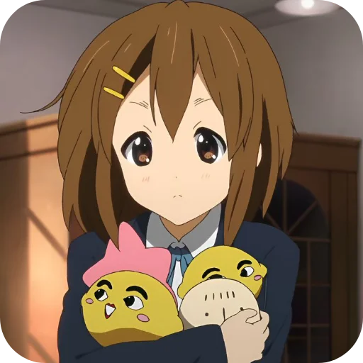🥰 Стикер «Yui Hirasawa» для Telegram