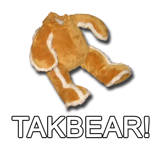 🐻 Стикер «All models are 18 years old» для Telegram