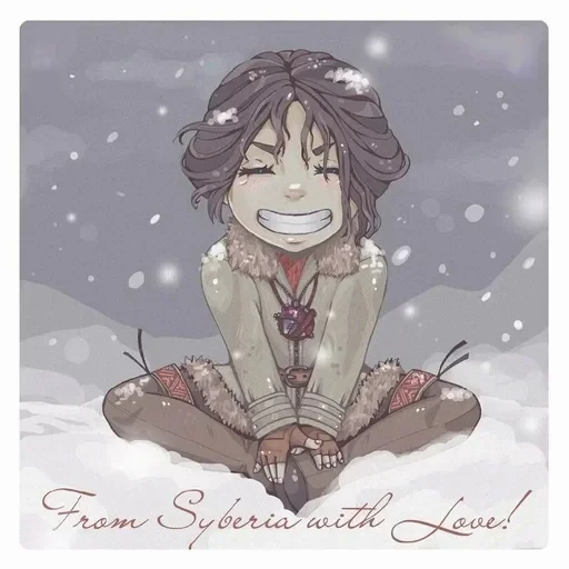 👩 Стикер «Syberia» для Telegram