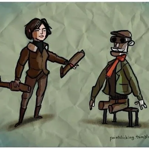 👩 Стикер «Syberia» для Telegram