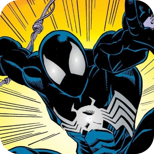 😜 Стикер «Symbiote Spider Man» для Telegram