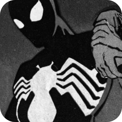 😶 Стикер «Symbiote Spider Man» для Telegram