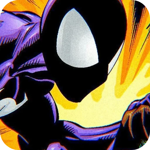 👿 Стикер «Symbiote Spider Man» для Telegram