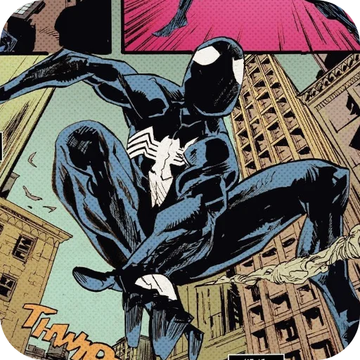 🪽 Стикер «Symbiote Spider Man» для Telegram