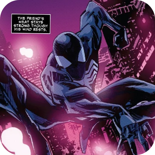 💡 Стикер «Symbiote Spider Man» для Telegram